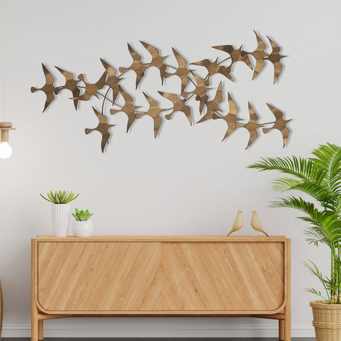 Wallity Sahika Escultura de Pared Metálica Multicolor Wallity Sahika Escultura de Pared Metálica Multicolor
